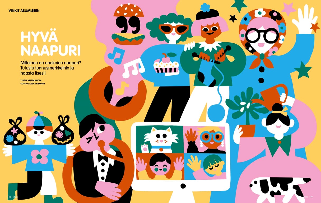 Excellent Editorial Illustration Part 2 curated by AOI Editorial illustration for M2 magazine