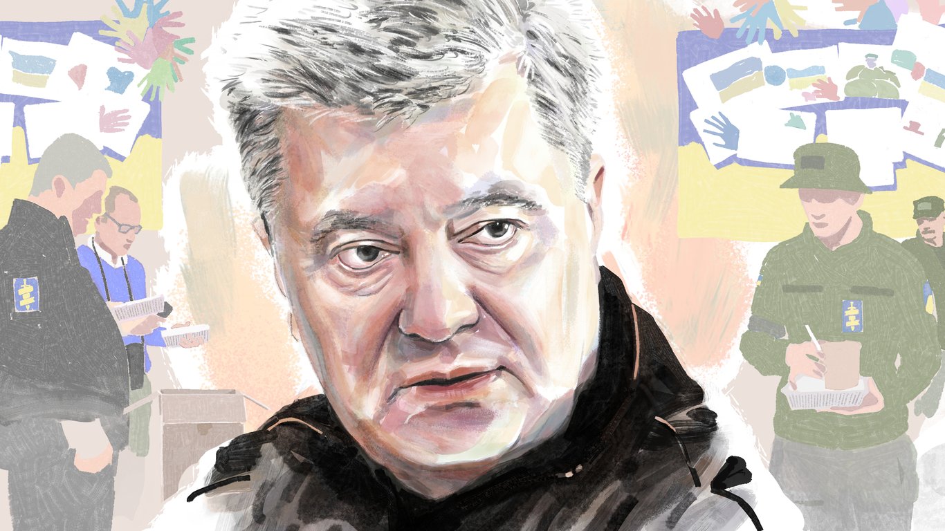 Ciaran Murphy Petro Poroshenko for The Financial Times 2022.