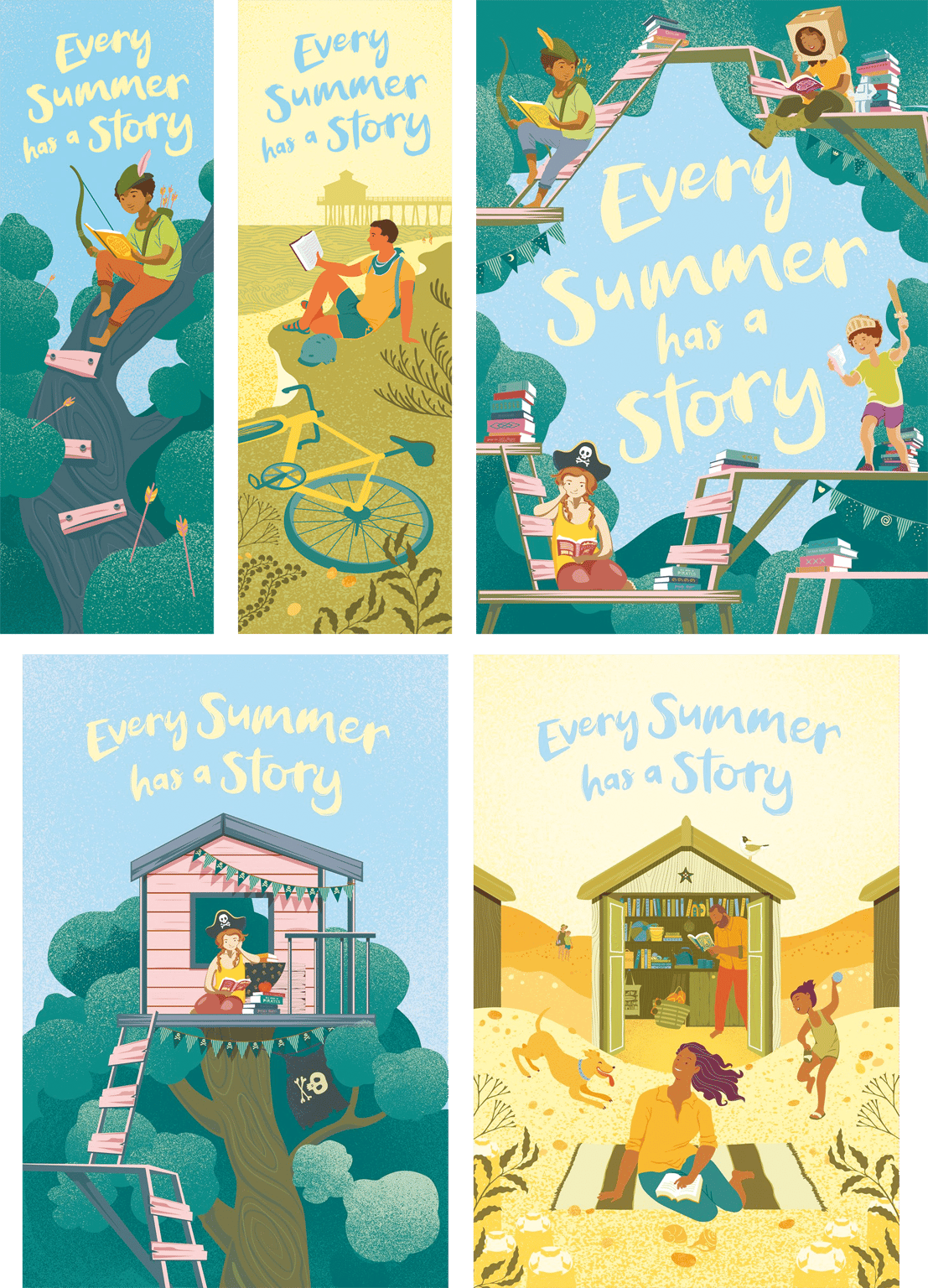 Kathryn Rosa Miller Waterstones Summer 2019 poster suite
