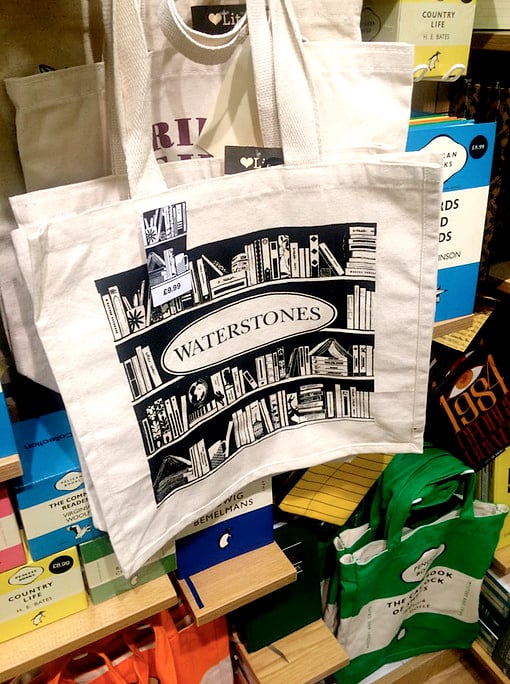 Kathryn Rosa Miller Waterstones tote bag
