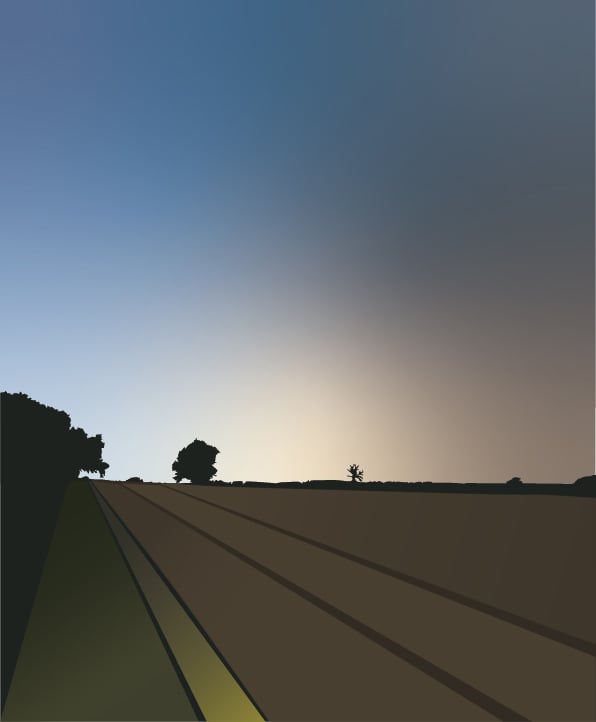 Alexandra Woods Kineton Landscape illustration