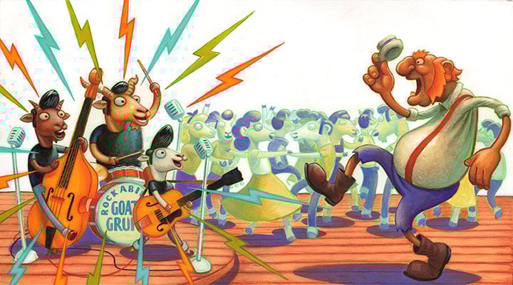 Jeff Crosby The Rockabilly Goats Gruff: the Shimmy Shack