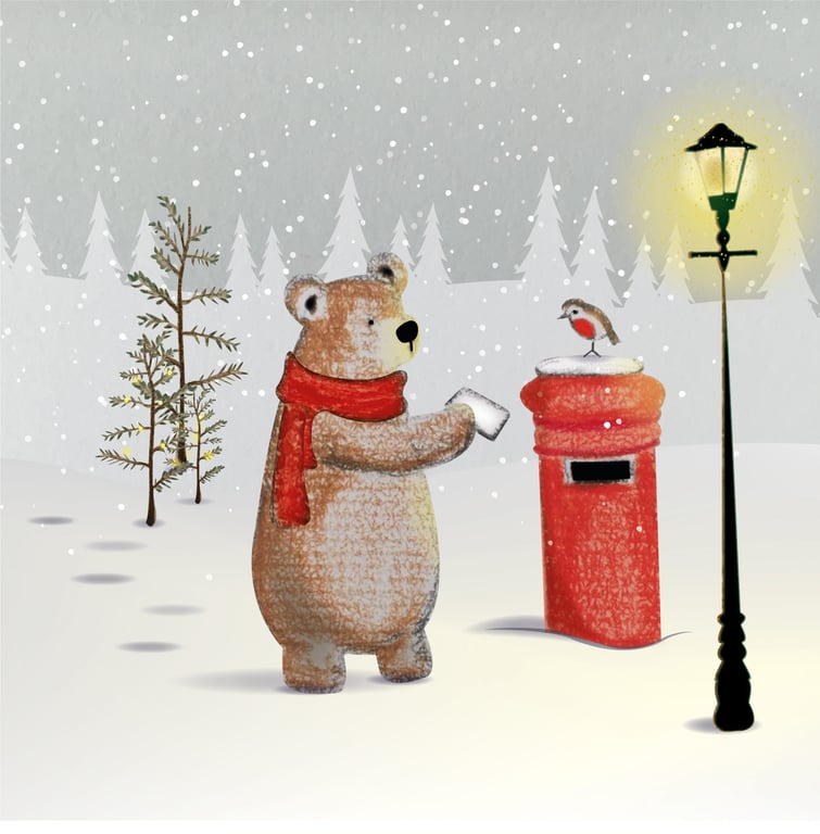 Lorna Gibson / Toots Design Mr Bear Posts Letters