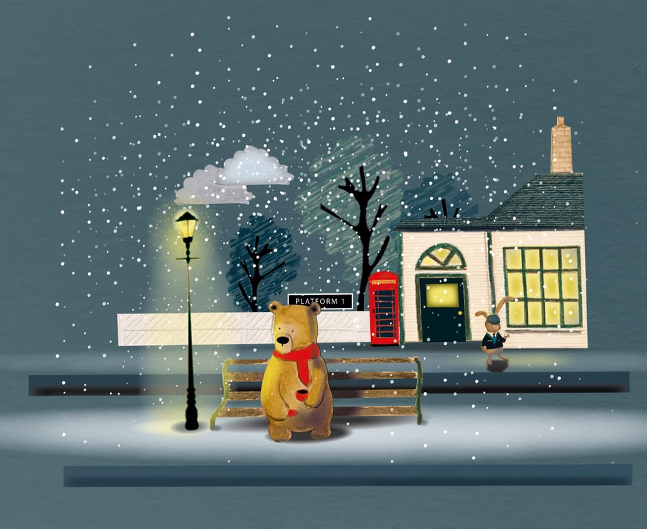 Lorna Gibson / Toots Design Mr Bear Train