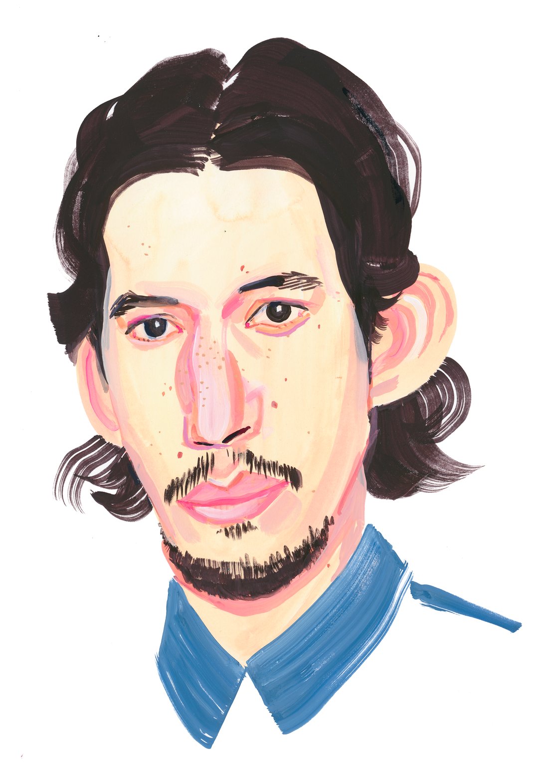 Excellent Editorial Illustration Part 2 curated by AOI Adam Driver