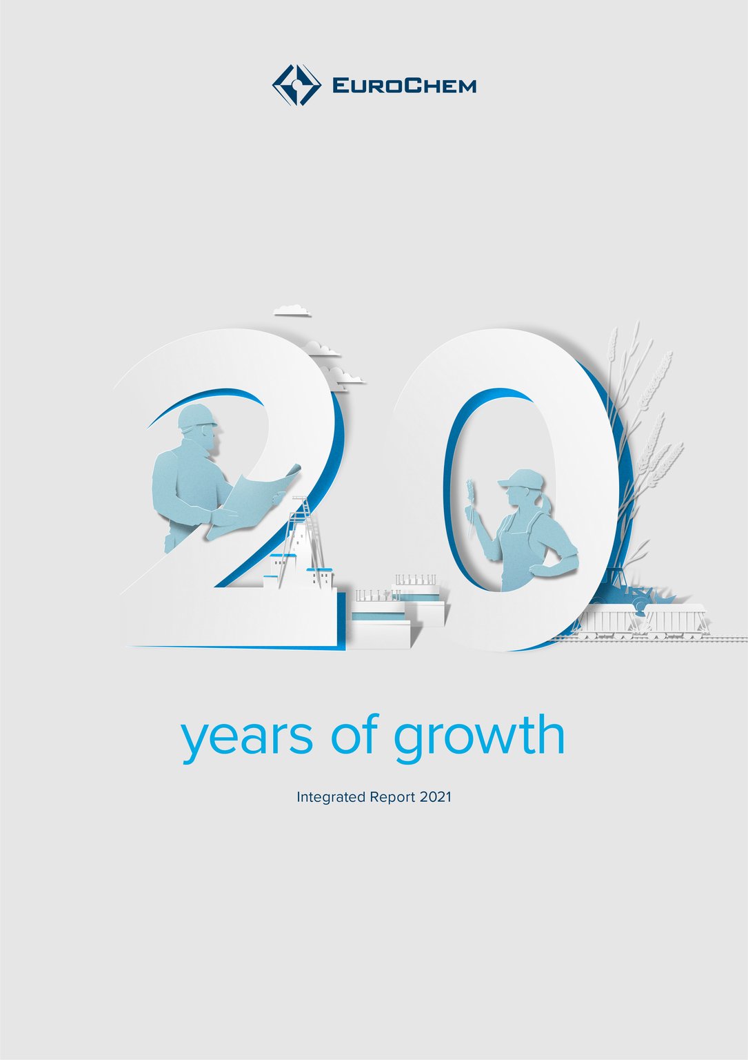 Edu Fuentes Cover / EuroChem Annual Report 21.