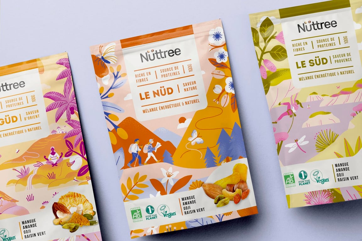 Olivia Boutrou Nuttree packagings