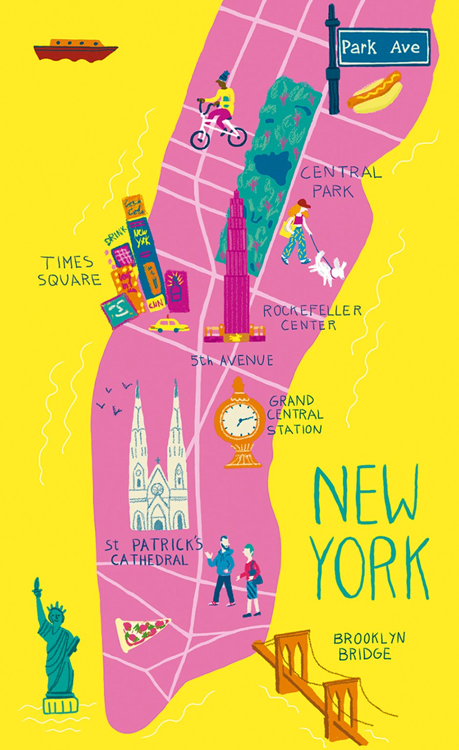 Iratxe Lopez De Munain NEW YORK MAP