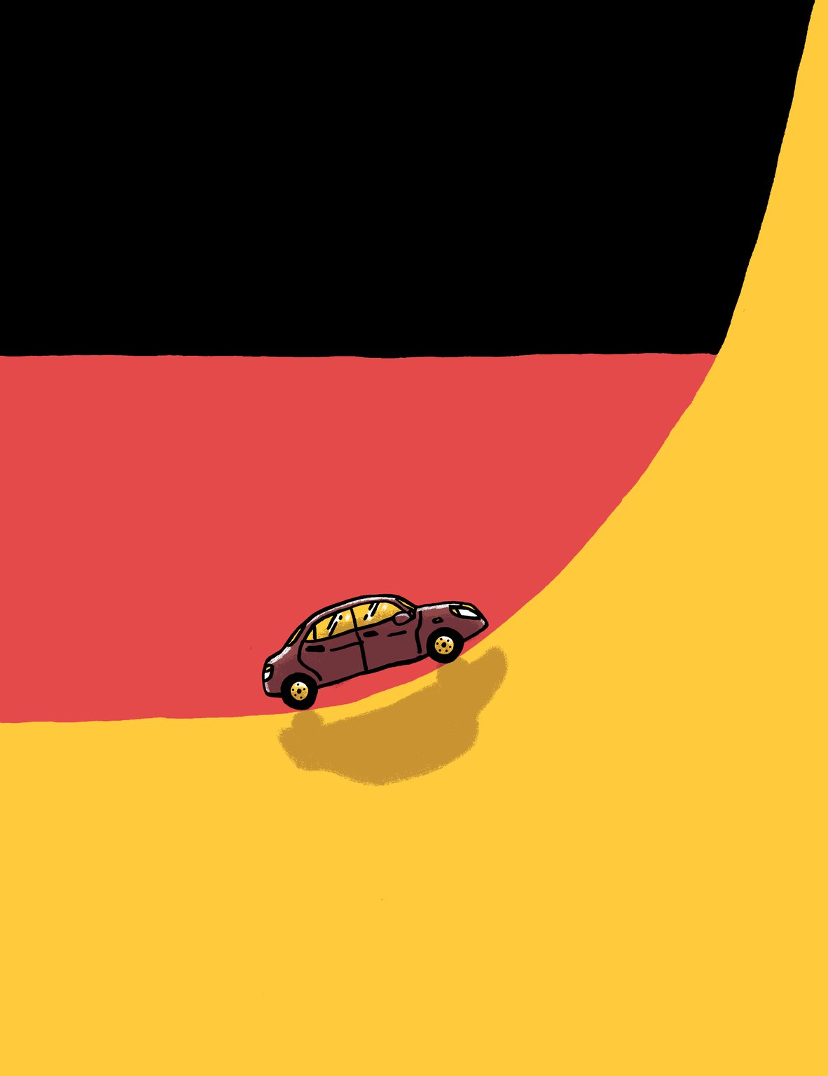 Dom McKenzie Illustrator Arab News- Challenges for Germany After Angela Merkel