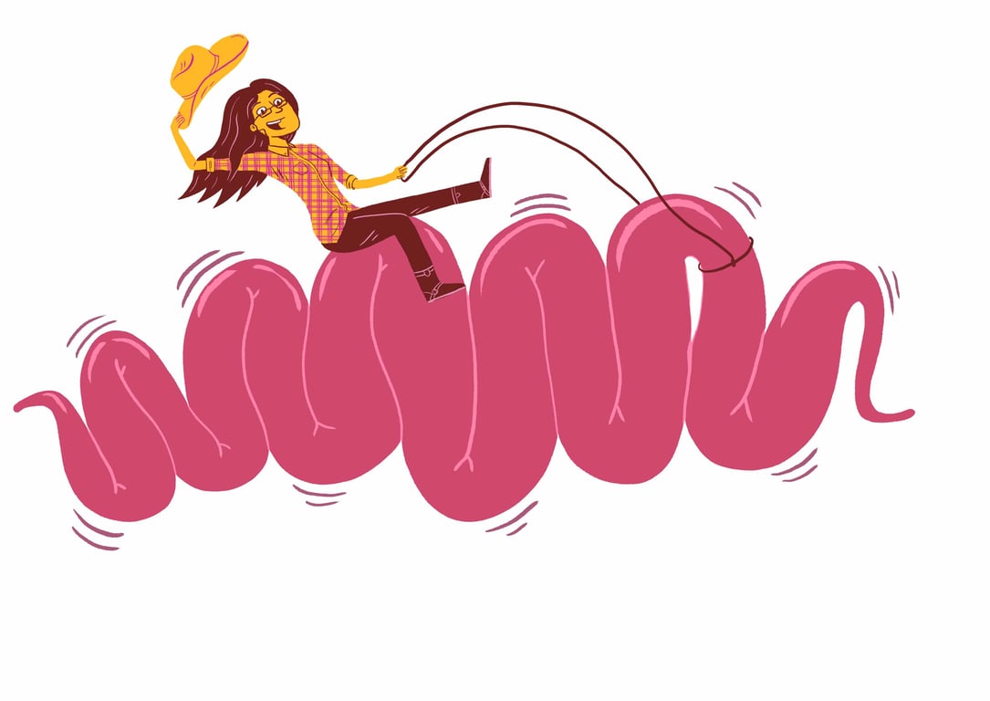 TS Wolfe Illustration Bowel Rodeo (recolour)