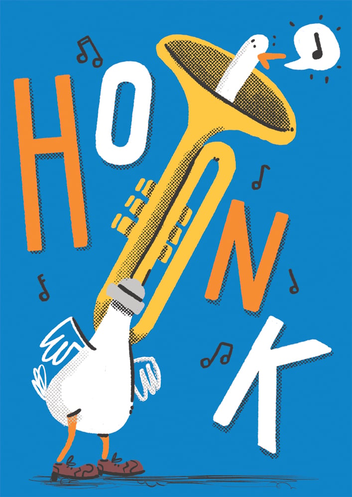 Gareth Brown ArtHole Zine – Honk