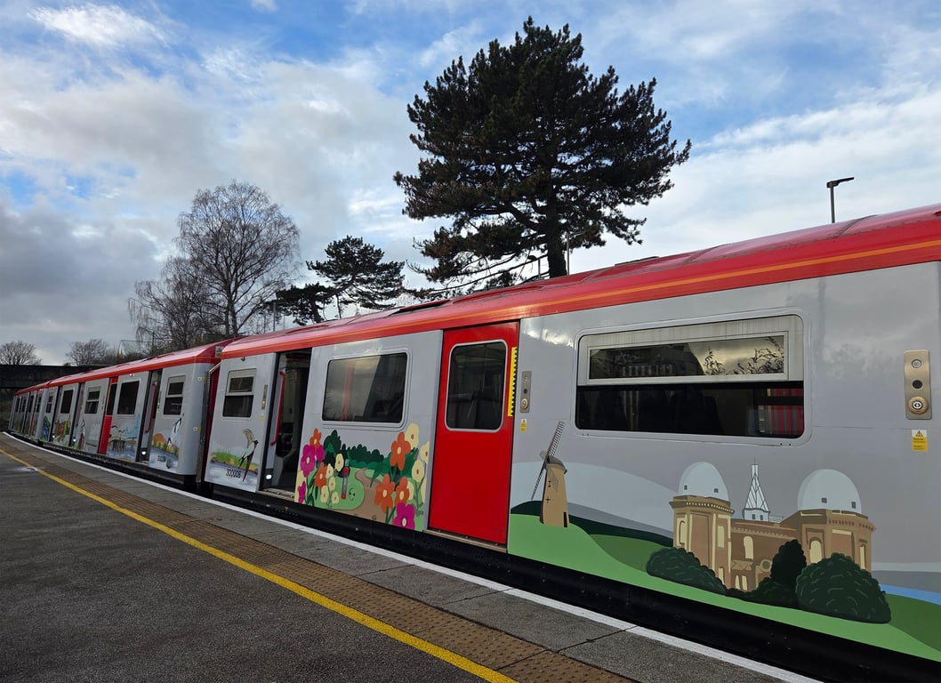 Arry Cain Long view of the C230 Livery design for the Wrexham to Liverpool Train