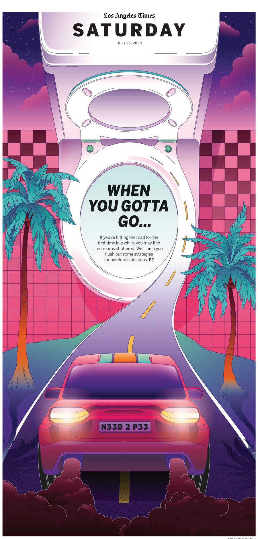 Excellent Editorial Illustration Part 2 curated by AOI NEED TO PEE