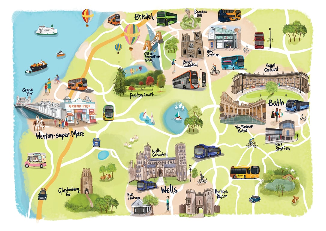 Naomi Skinner South West Map