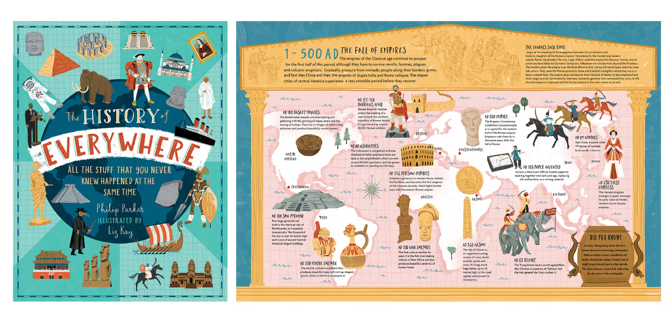 Illustrated by Liz Kay The History of Everywhere