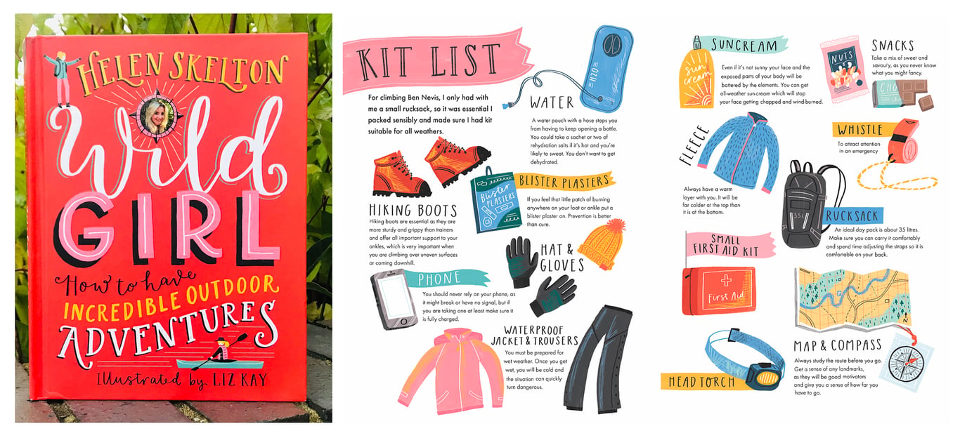 Illustrated by Liz Kay Wild Girl by Helen Skelton