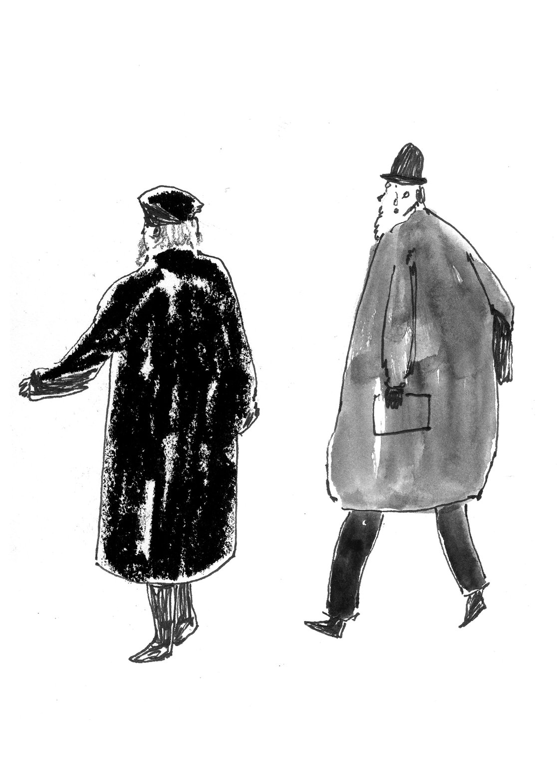 Danielle Rhoda Two men walking