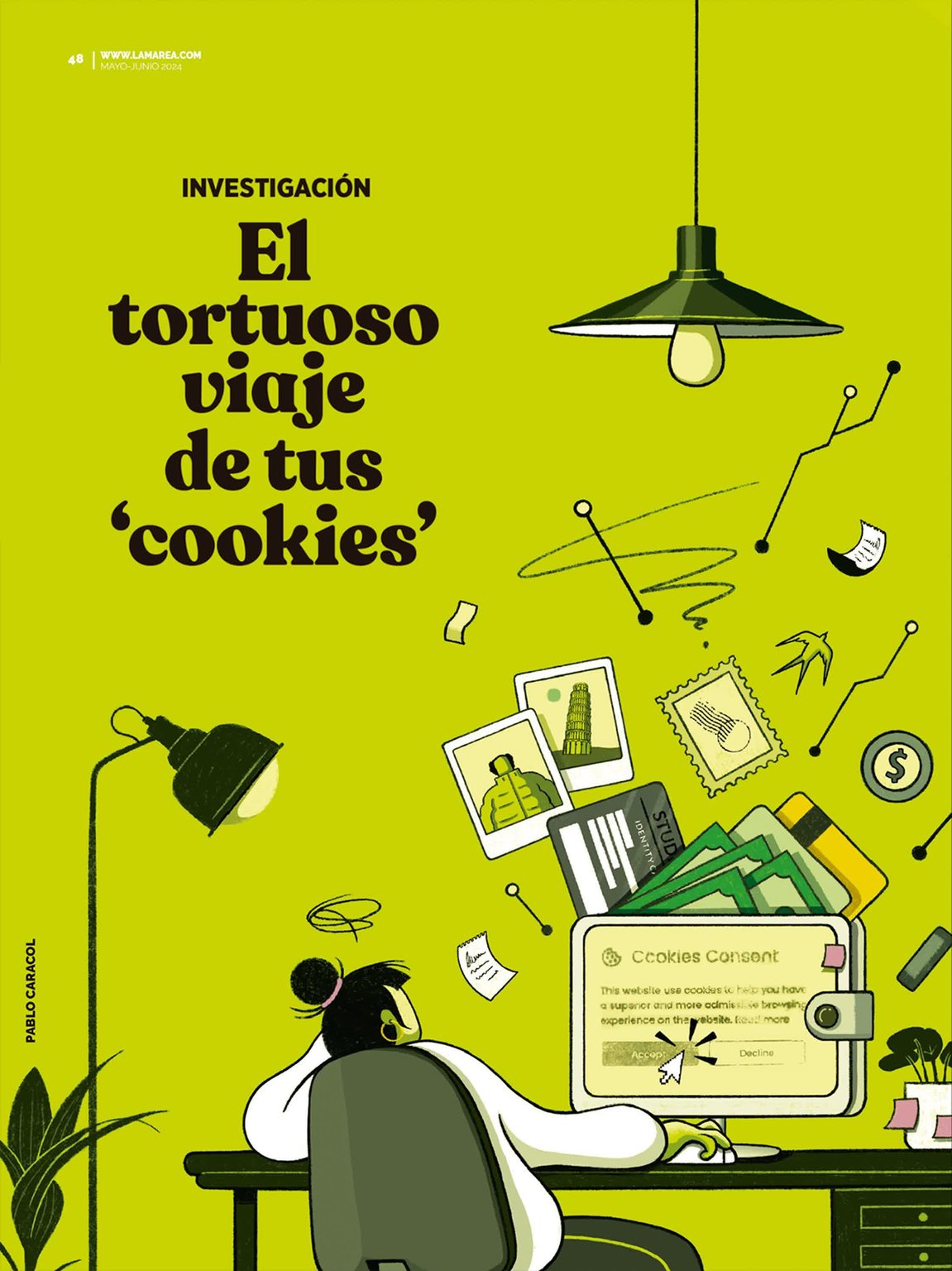 Pablo Caracol The tortuous journey of your cookies / La Marea Magazine