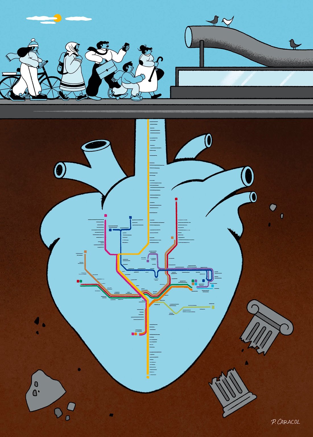 Pablo Caracol Subway in the City / Las Provincias newspaper