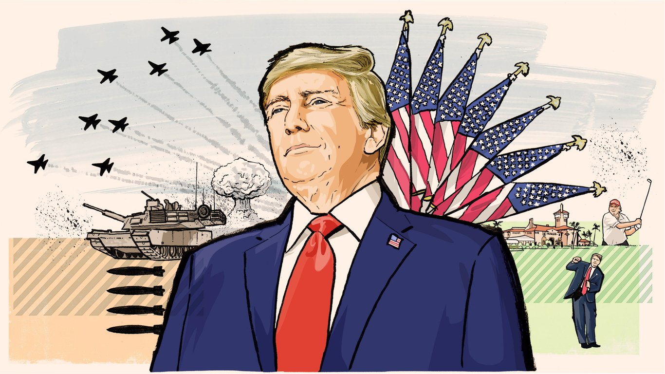 Lyndon Hayes ‘Man of the Year’ Donald Trump for the FT