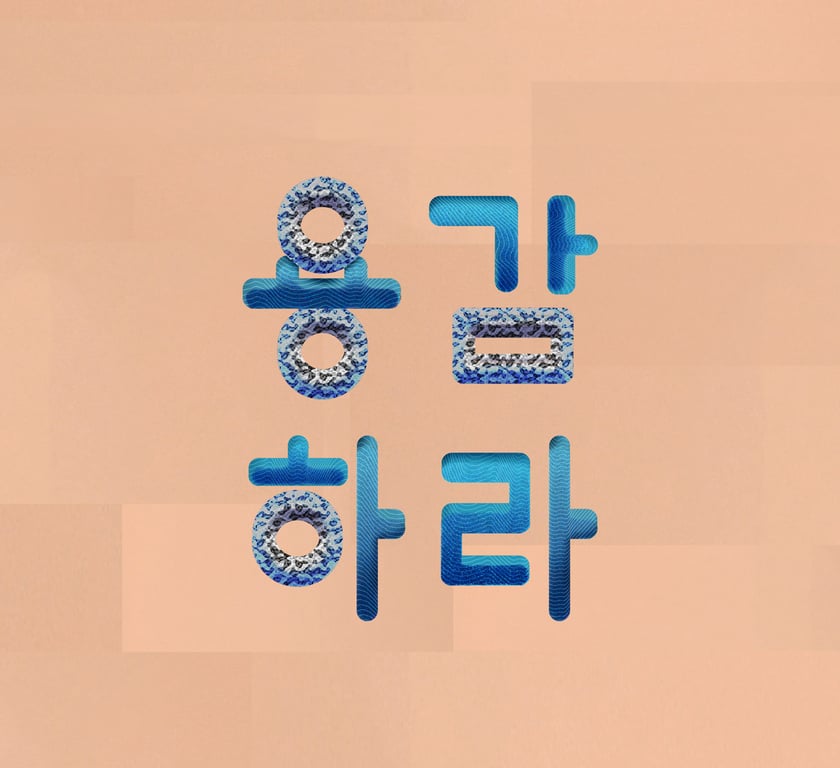 Xavier Segers Korean typography