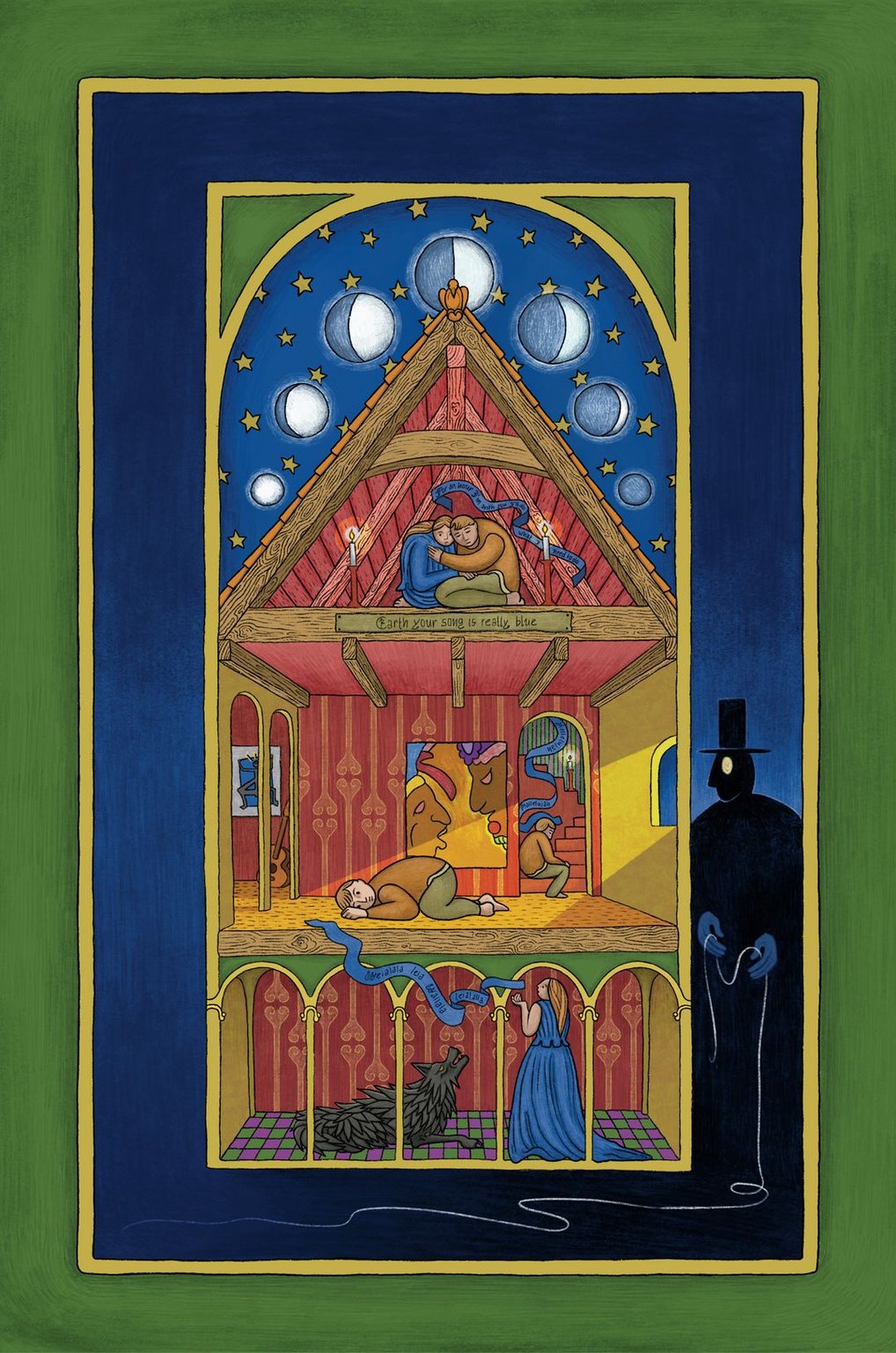Mathilde Heu Earth Hour – Illustration for Haniell’s song: Hearth Hour