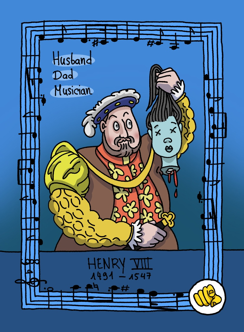 Mathilde Heu Henry VIII – satirical
