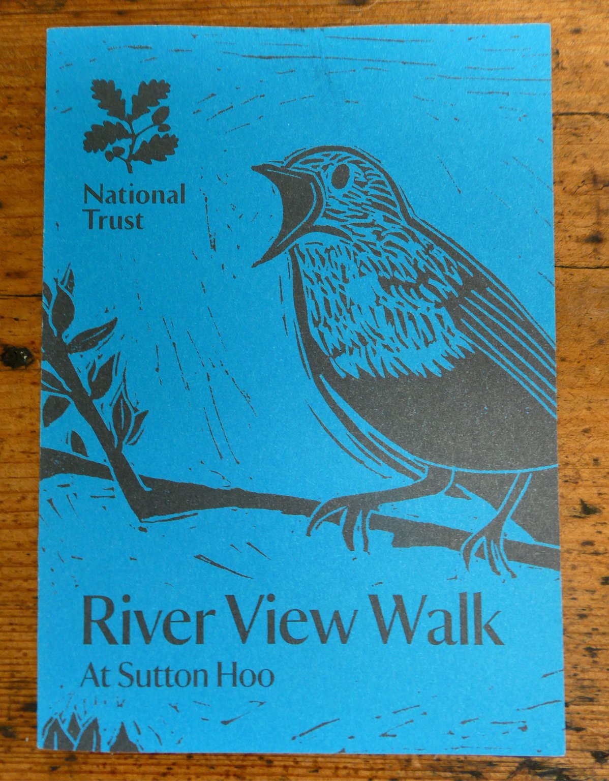 Michelle Hughes Design National Trust’s Sutton Hoo river walk leaflet