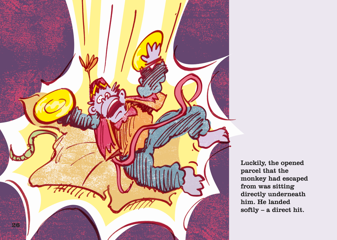 Stewart Harris Monkey falls, from Purple Panda 2