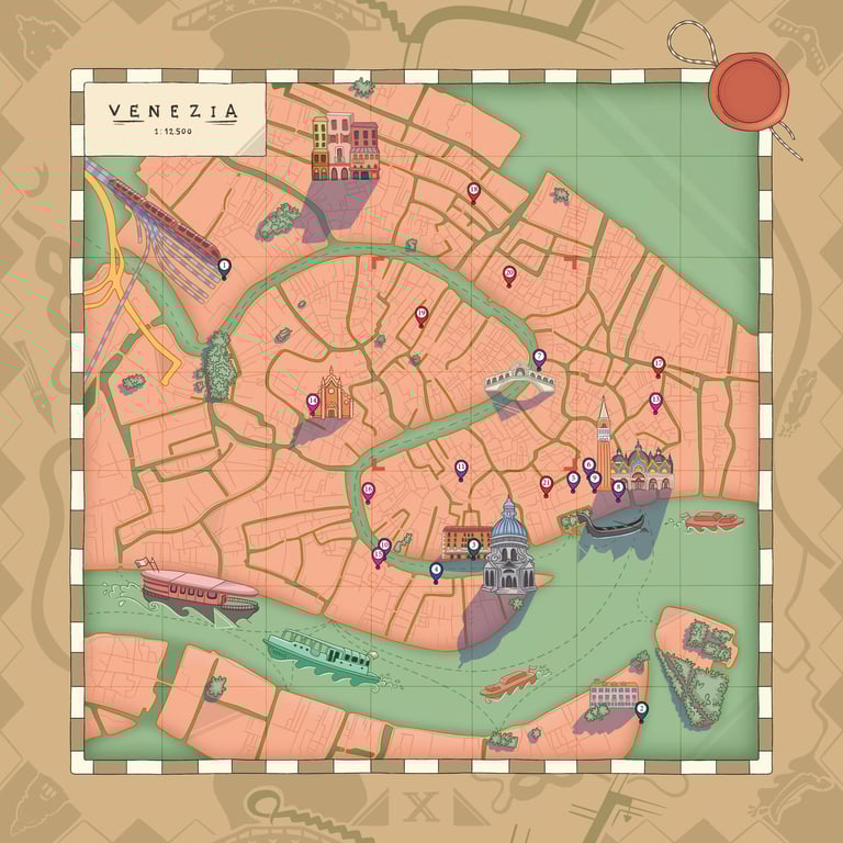 Mathilde Heu Venice Map