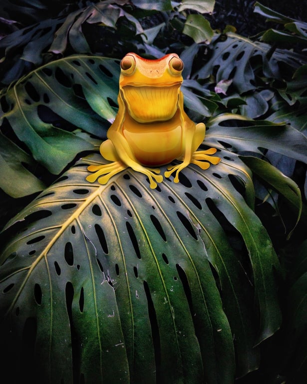 Xavier Segers Golden frog