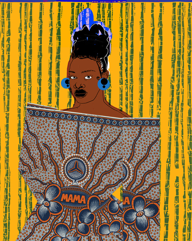 Fashion Illustration curated by AOI Staff Vlisco&Co’s Abidjan launch