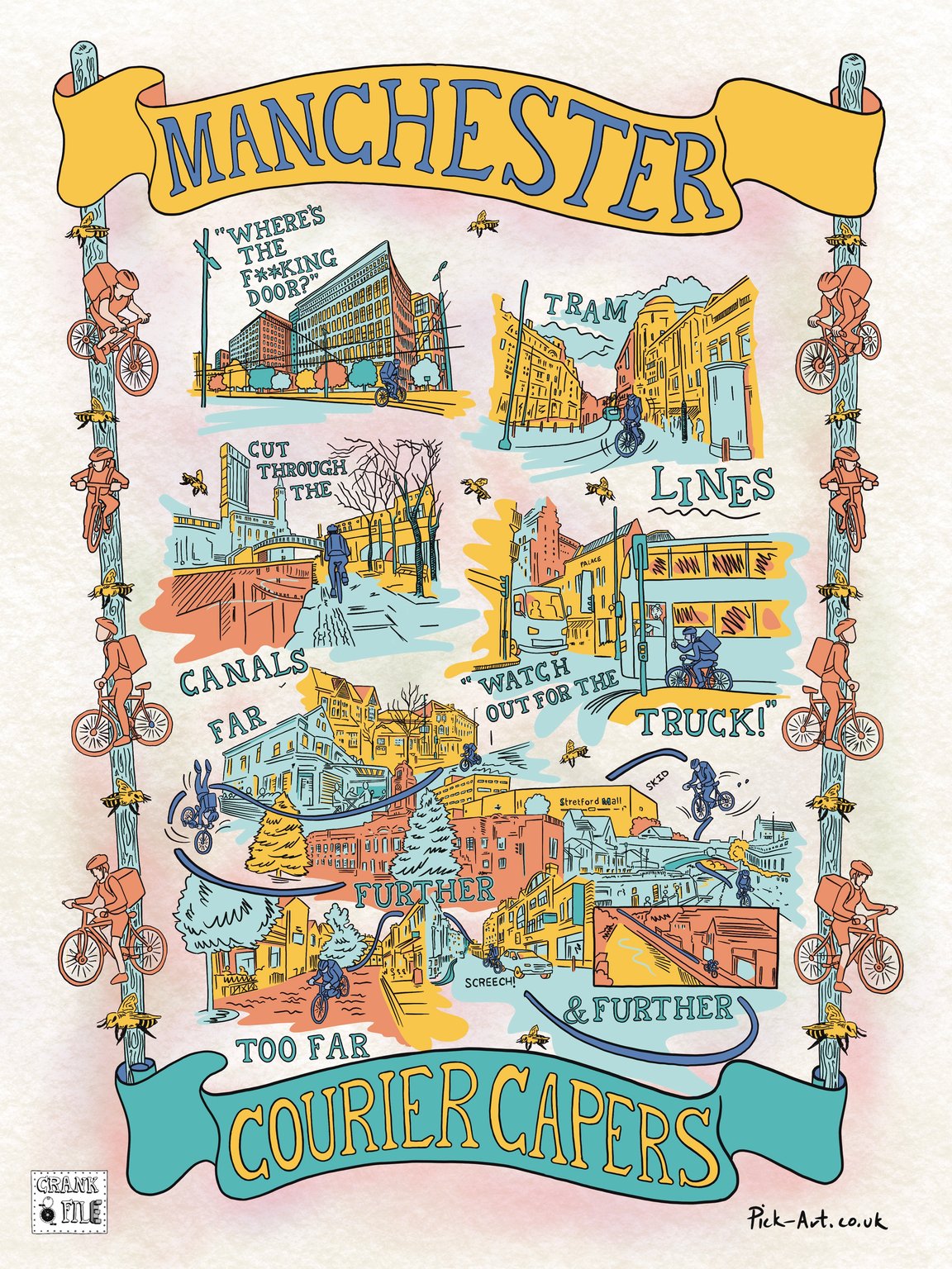 Pick-Art Manchester: Courrier Capers