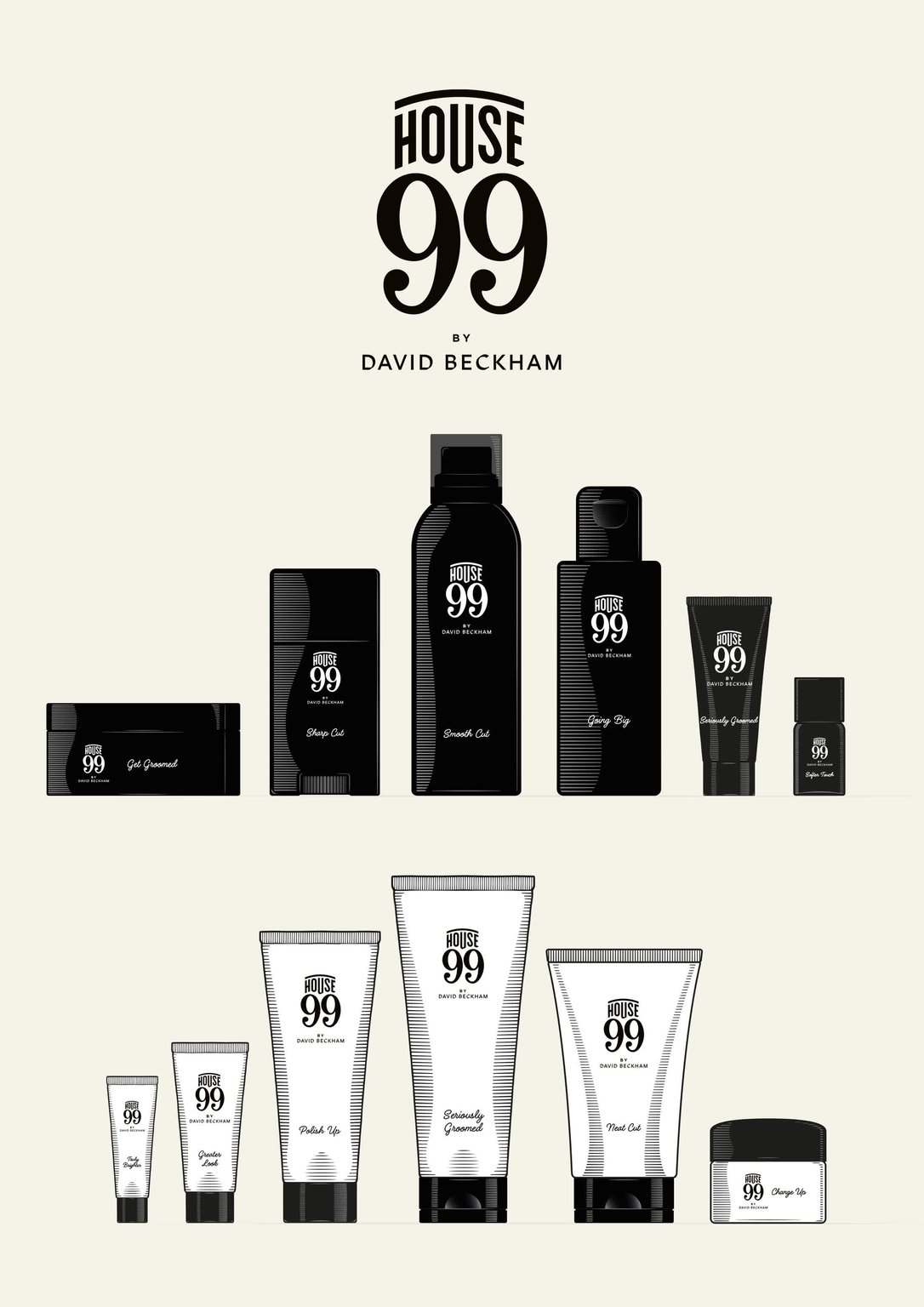 Greg Coulton House 99 by David Beckham male grooming range / L’Oreal