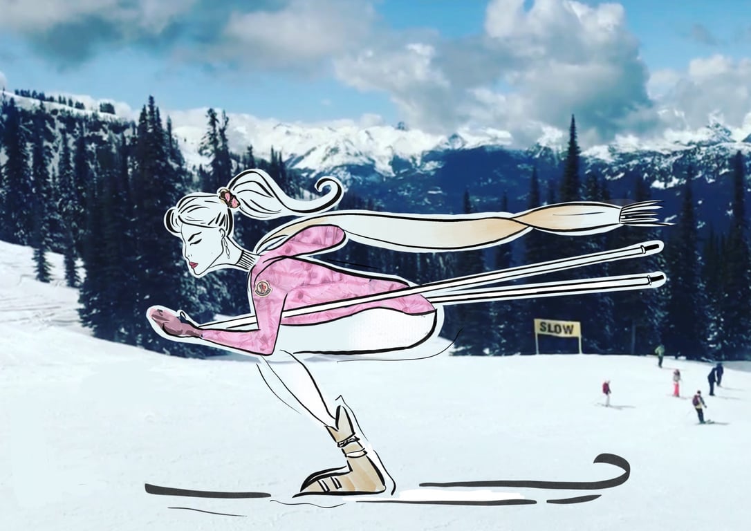 Jasmine Germaine Ski Girl Whistler