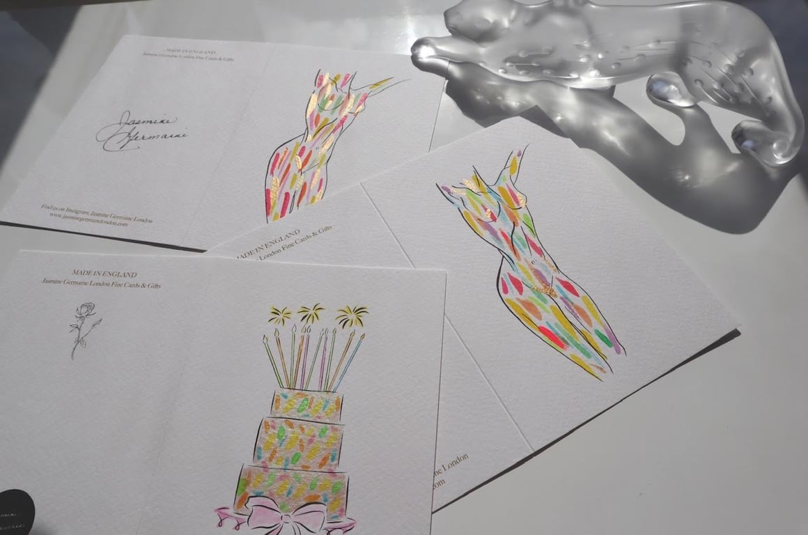 Jasmine Germaine Greeting Cards