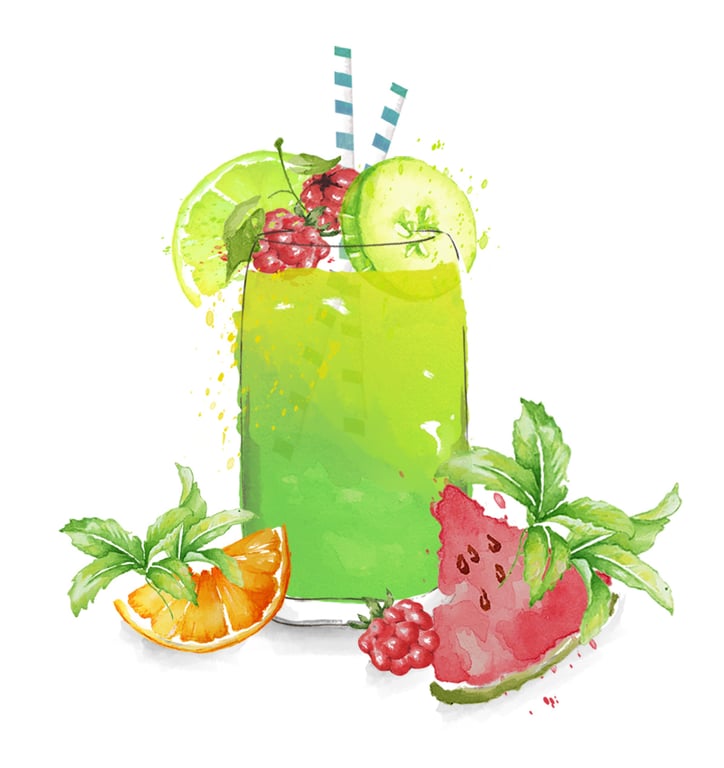 Excellent Editorial Illustration Part 2 curated by AOI Green Smoothie