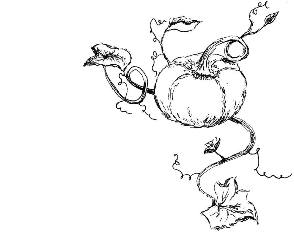 S C Garcia Pumpkin Inklings