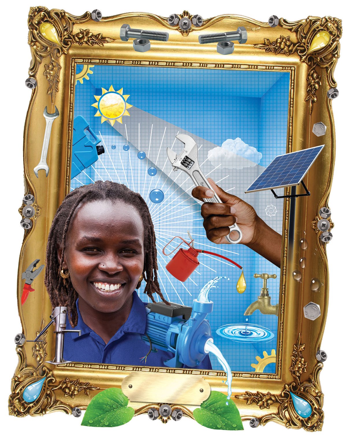 Paul Bateman Cafod Development Poster – Charity Third World Politics Humanity Current Affairs