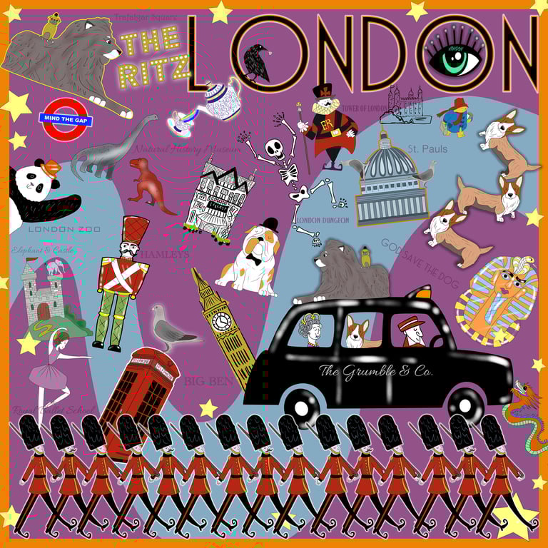 Nicholas Child - The Children’s Illustrator Silk Scarf Desin