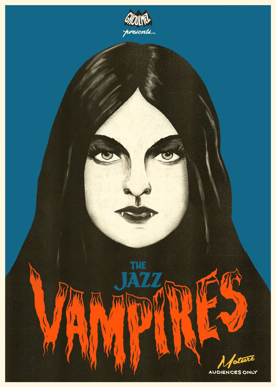 alejandro gomez Jazz Vampires Poster