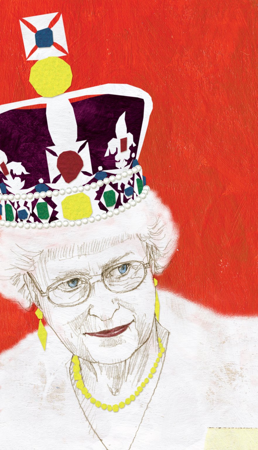 Monica Auriemma Londramania, Rizzoli – Elizabeth II (detail)