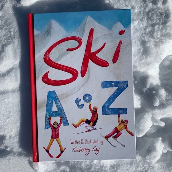 Inspire by Kim - Kimberley Kay Ski A to Z – Illustrated Introduction To Skiing – Written and Illustrated by Kimberley Kay. Published by Meyer & Meyer Sport UK