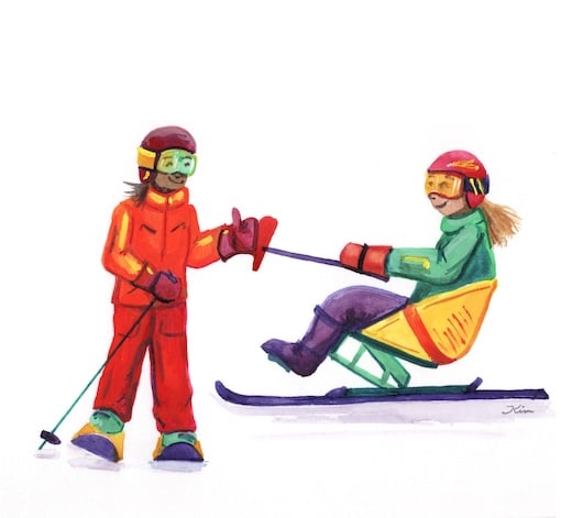 Inspire by Kim - Kimberley Kay Skier and Sit Skier Love