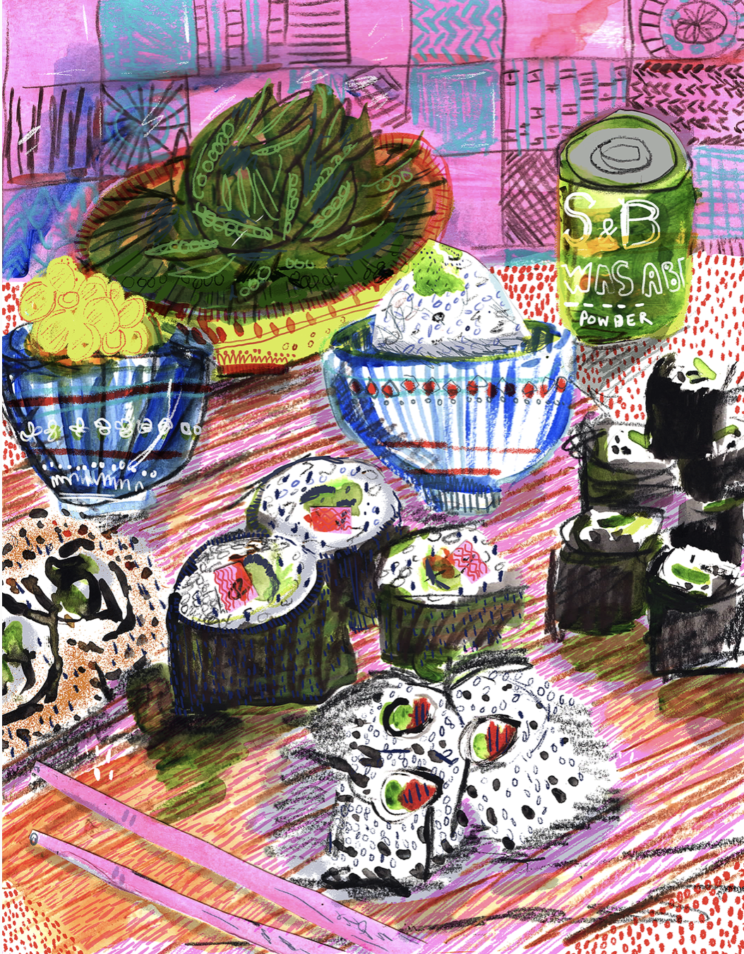 Excellent Editorial Illustration Part 2 curated by AOI Sushi