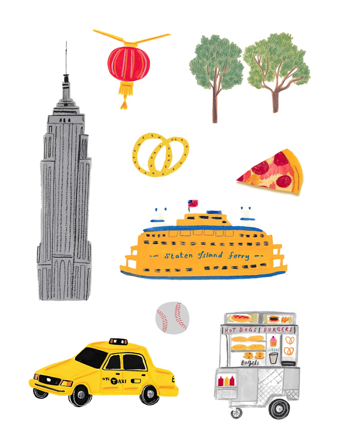 Stella Isaac Illustration nyc spots