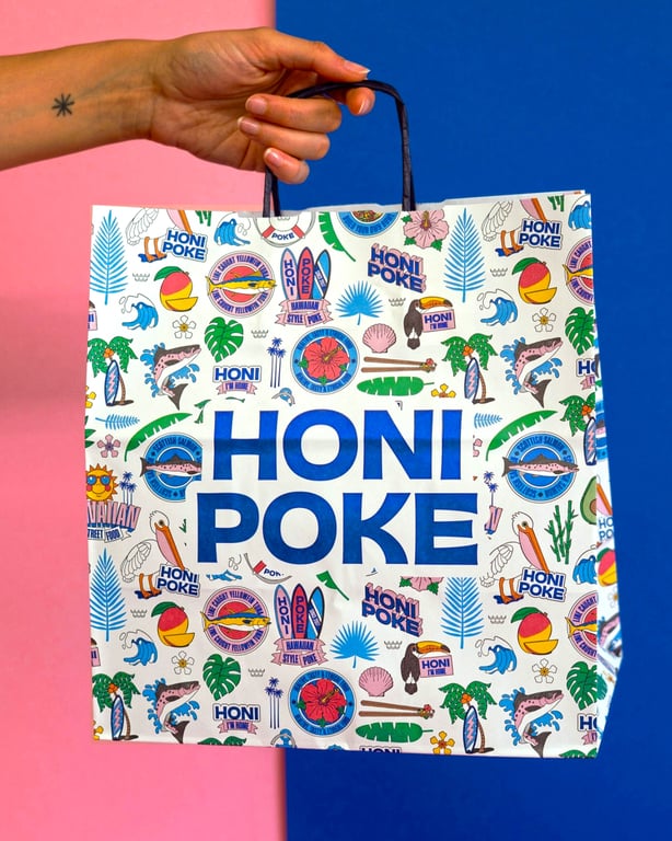 SEASONOFVICTORY aka Linda Baritski Honi Poke illustrated packaging