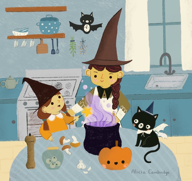 Alicia Cambridge Making potions