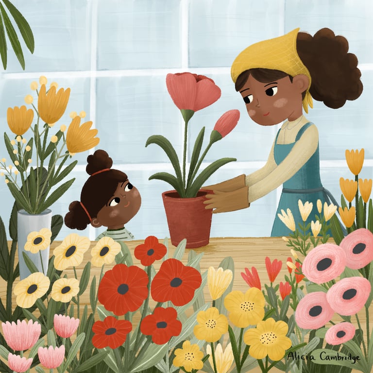 Alicia Cambridge School garden