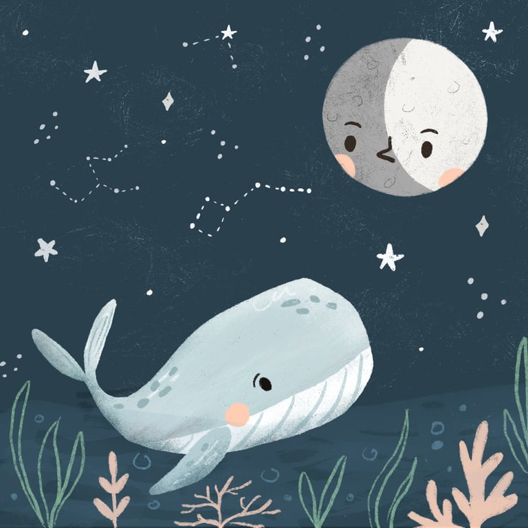 Alicia Cambridge The whale singing to the moon